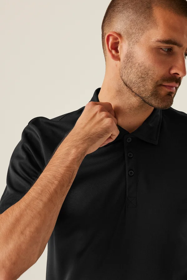 Honestly Made Recycled Polo Black