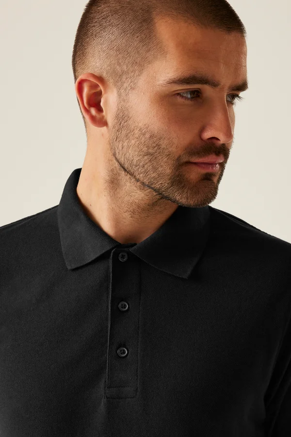 Pro 65/35 Short Sleeve Polo Black
