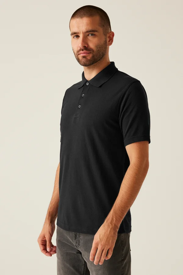 Pro 65/35 Short Sleeve Polo Black