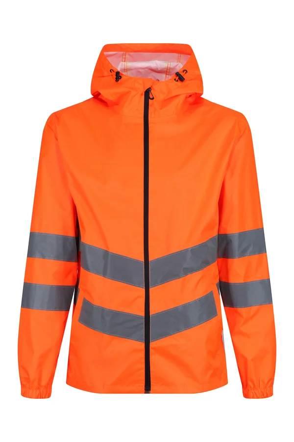 Pro Hi-Vis Packaway Jacket Orange