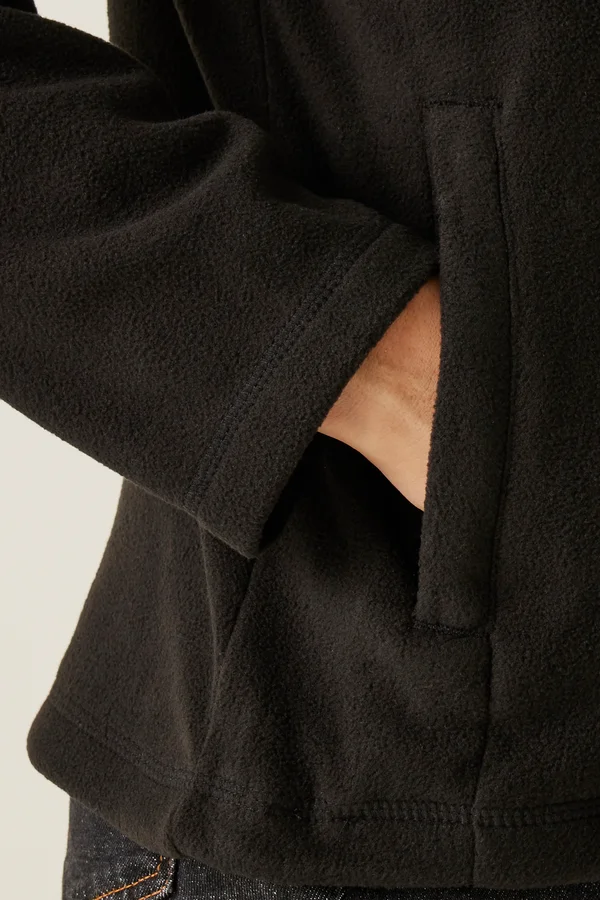 Women´s Micro Full Zip Fleece Black