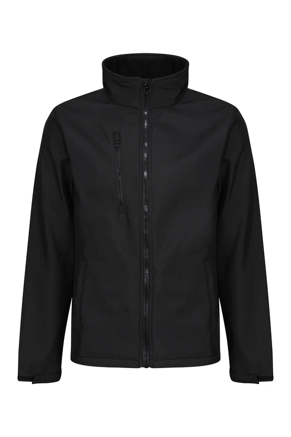 Ablaze 3-Layer Printable Softshell Jacket Black / Black