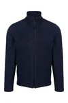 Honestly Made Recycled Full Zip Fleece Jacket Navy