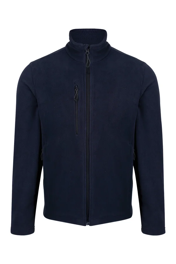 Honestly Made Recycled Full Zip Fleece Jacket Navy