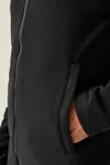 Honestly Made Recycled Full Zip Microfleece Black