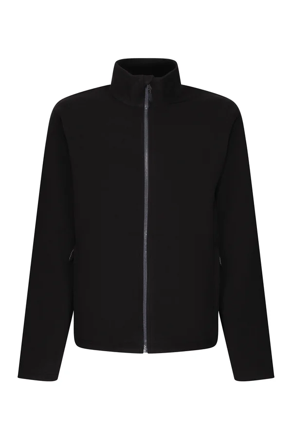 Honestly Made Recycled Full Zip Microfleece Black