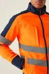 Pro Hi-Vis Softshell Jacket Orange / Navy