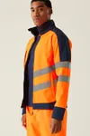 Pro Hi-Vis Softshell Jacket Orange / Navy