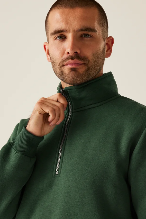 Pro 1/4 Zip Sweat Dark Green