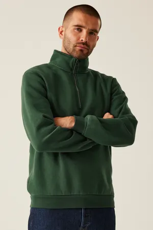 Pro 1/4 Zip Sweat Dark Green