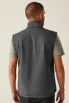 Men´s Octagon II Printable Softshell Bodywarmer Seal Grey (Solid) / Black