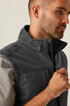 Men´s Octagon II Printable Softshell Bodywarmer Seal Grey (Solid) / Black