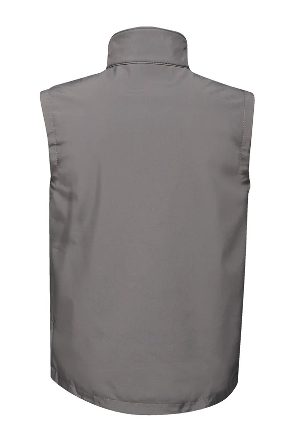 Men´s Octagon II Printable Softshell Bodywarmer Seal Grey (Solid) / Black