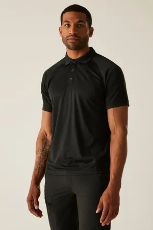 Coolweave Wicking Polo Black