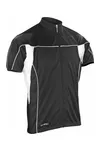 Men´s Bikewear Full Zip Performance Top Black / White