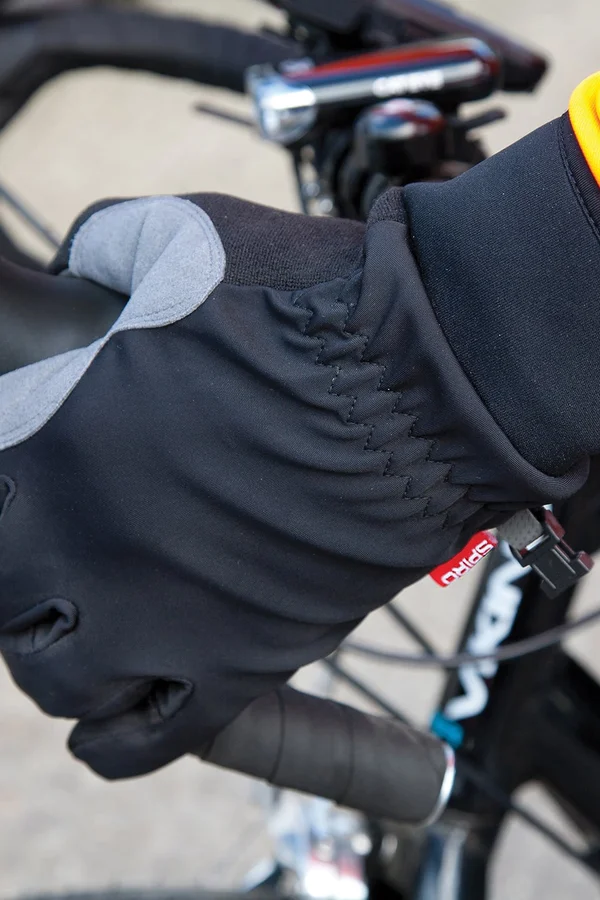 Unisex Bikewear Long Gloves Black / Grey