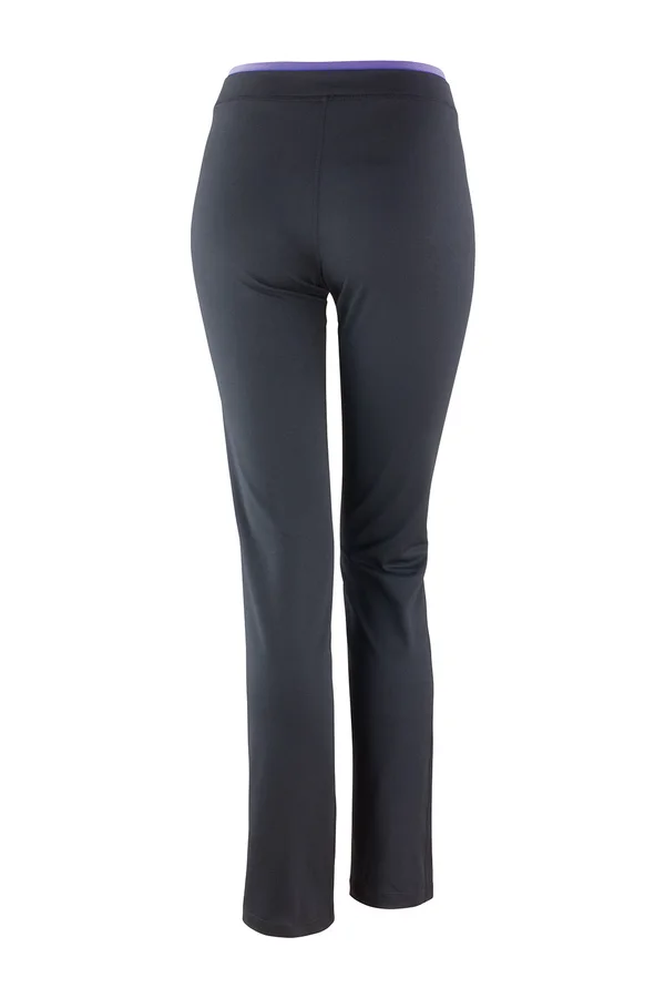 Women´s Fitness Trousers Black / Lavender