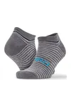3-Pack Mixed Stripe Coolmax Sneaker Socks White / Grey / Blue
