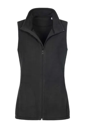 Classic Fleece Vest Women black opal