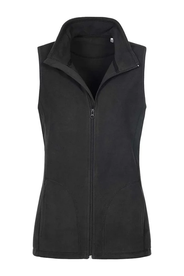 Classic Fleece Vest Women black opal
