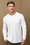 Mesh Long Sleeve White