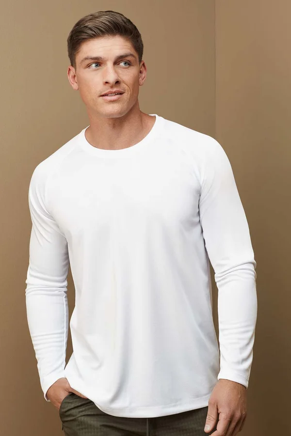 Mesh Long Sleeve White