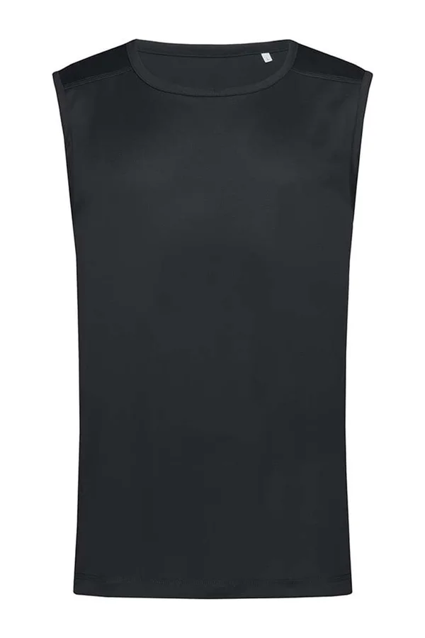 Mesh Sleeveless black opal