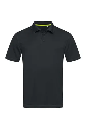 Mesh Polo black opal