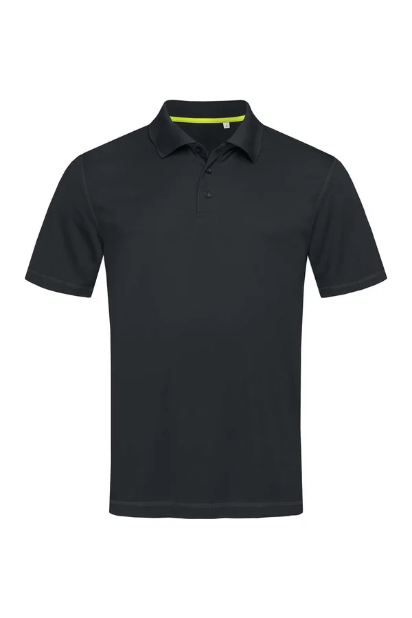 Mesh Polo black opal