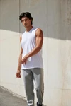 Men´s High Neck Slash Armhole Vest