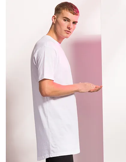 Men´s Longline T-Shirt With Dipped Hem