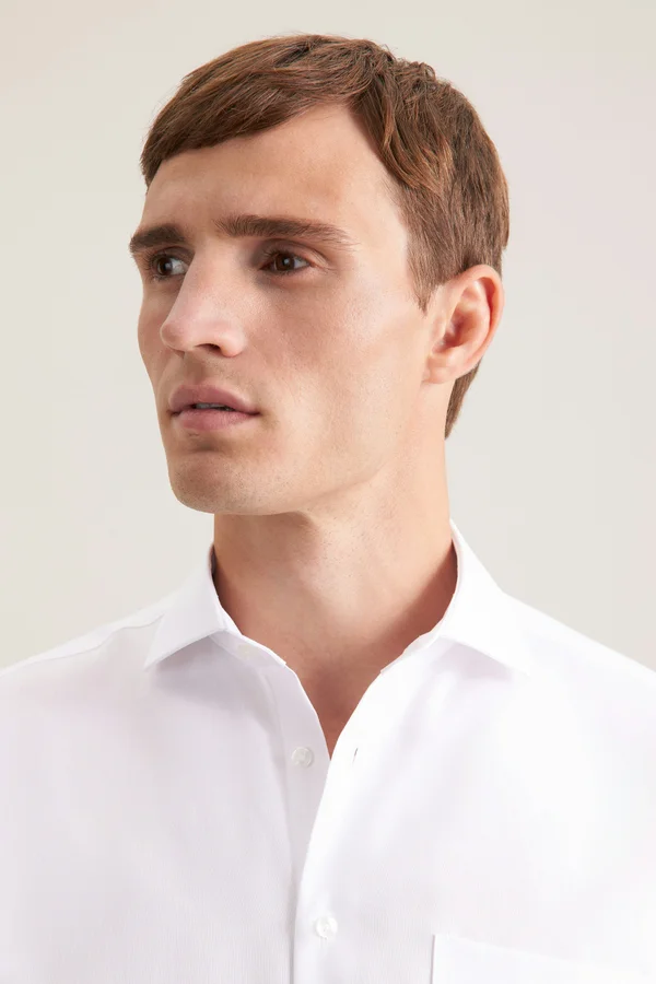 Men´s Shirt Regular Fit Oxford Longsleeve White