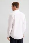 Men´s Shirt Poplin Regular Fit Long Sleeve White