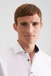 Men´s Shirt Poplin Regular Fit Long Sleeve White