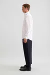 Men´s Shirt Poplin Regular Fit Long Sleeve White