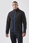 Men´s Orbiter Softshell Jacket Black / Azure Blue