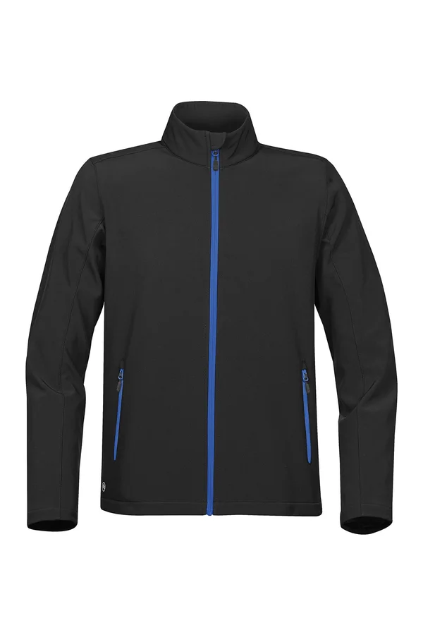Men´s Orbiter Softshell Jacket Black / Azure Blue