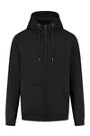 Organic Cotton Unisex Sweat Jacket deep black