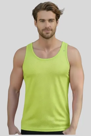 Men´s Running Vest Fluorescent Yellow