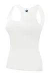 Racer Back Vest White