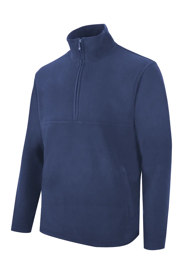 Zip Neck Fleece Navy Blue