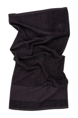 Printable Bath Towel Black