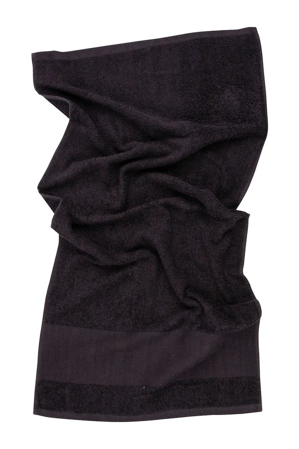 Printable Bath Towel Black
