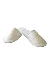 Waffle Mule Slippers White