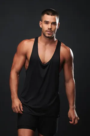 Men´s Muscle Vest Black