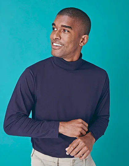 Roll-Neck Long-Sleeve Top