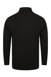 Roll-Neck Long-Sleeve Top Black