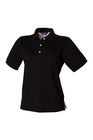 Ladies´ Classic Cotton Piqué Polo Shirt Black