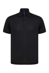 Recycled Polyester Polo Shirt Black