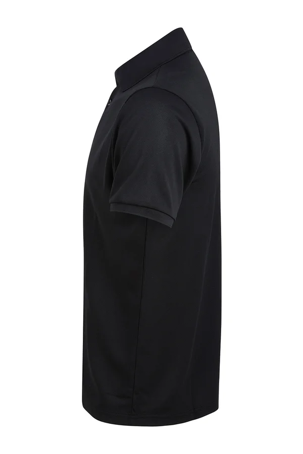 Recycled Polyester Polo Shirt Black